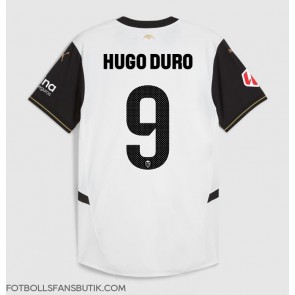 Valencia Hugo Duro #9 Replika Hemmatröja 2024-25 Kortärmad